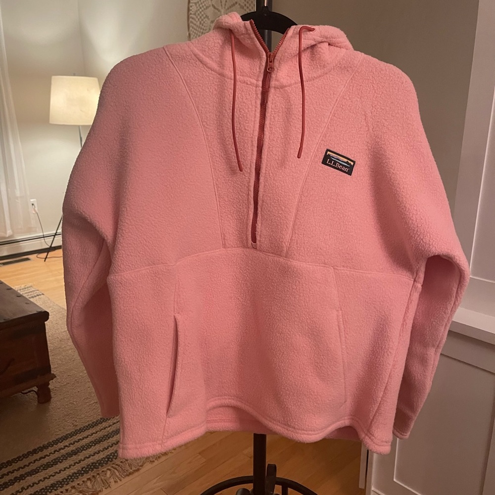 LL BEAN FLEECE HOODIE